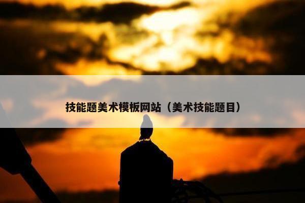 技能题美术模板网站（美术技能题目）