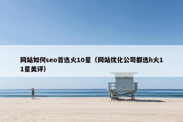 网站如何seo首选火10星（网站优化公司都选h火11星美评）
