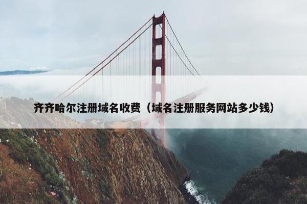 齐齐哈尔注册域名收费（域名注册服务网站多少钱）