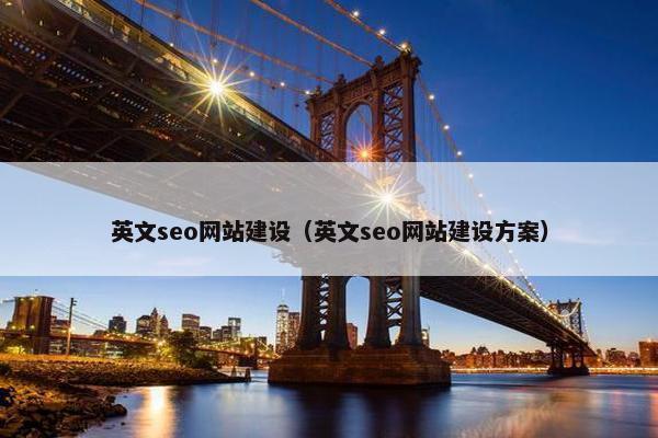 英文seo网站建设（英文seo网站建设方案）