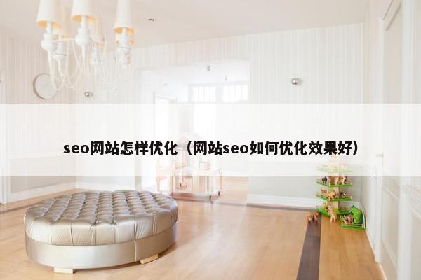 seo网站怎样优化（网站seo如何优化效果好）