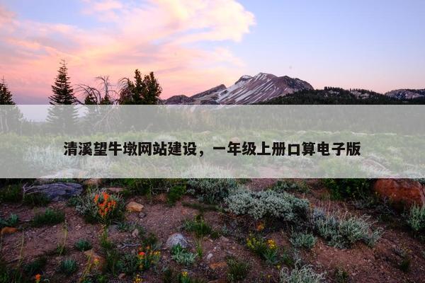 清溪望牛墩网站建设，一年级上册口算电子版