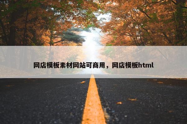 网店模板素材网站可商用，网店模板html