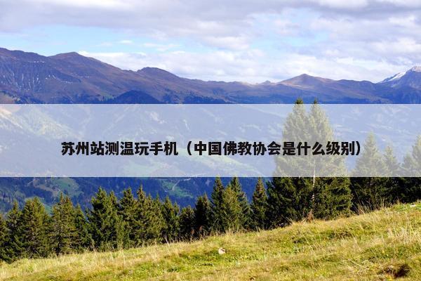 苏州站测温玩手机（中国佛教协会是什么级别）