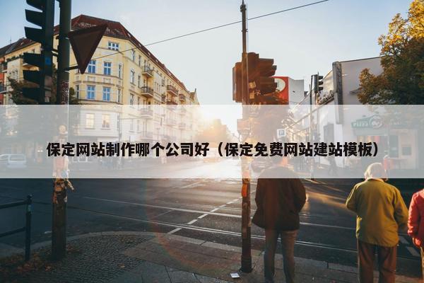 保定网站制作哪个公司好（保定免费网站建站模板）