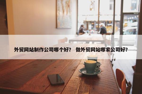 外贸网站制作公司哪个好？ 做外贸网站哪家公司好？