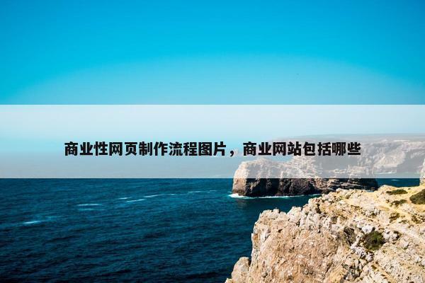 商业性网页制作流程图片，商业网站包括哪些