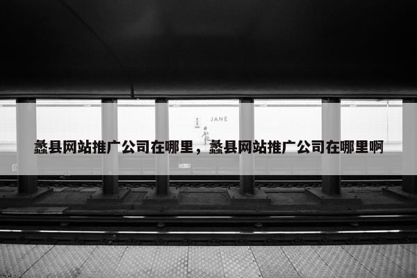 蠡县网站推广公司在哪里，蠡县网站推广公司在哪里啊