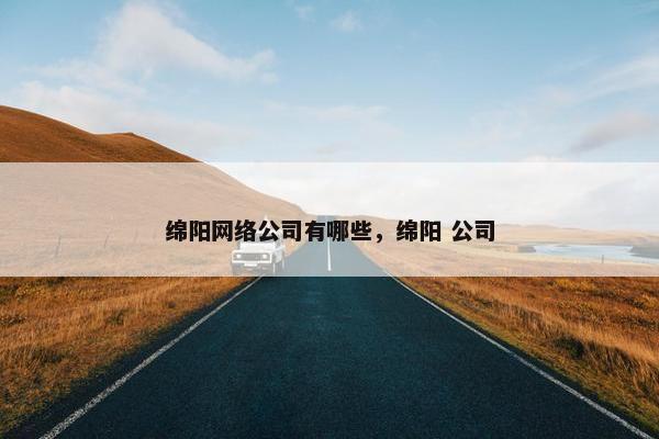 绵阳网络公司有哪些，绵阳 公司