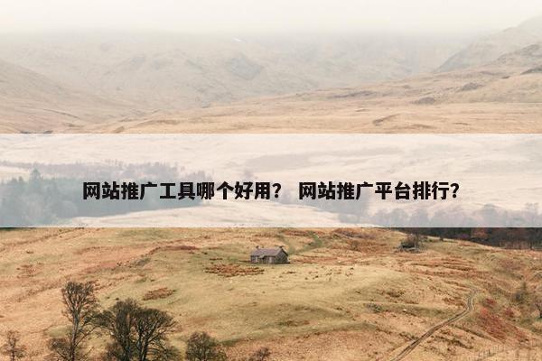 网站推广工具哪个好用？ 网站推广平台排行？
