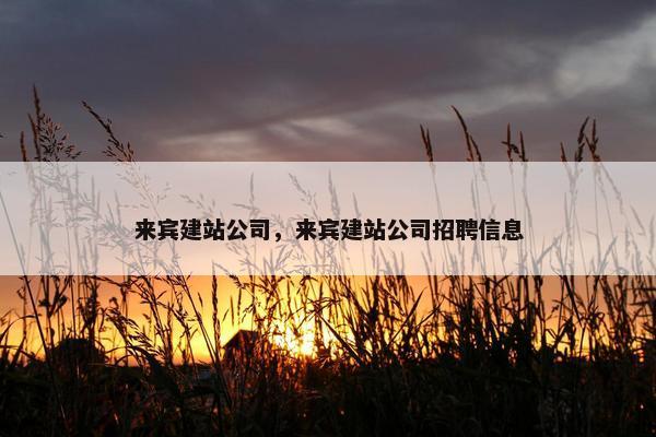 来宾建站公司，来宾建站公司招聘信息