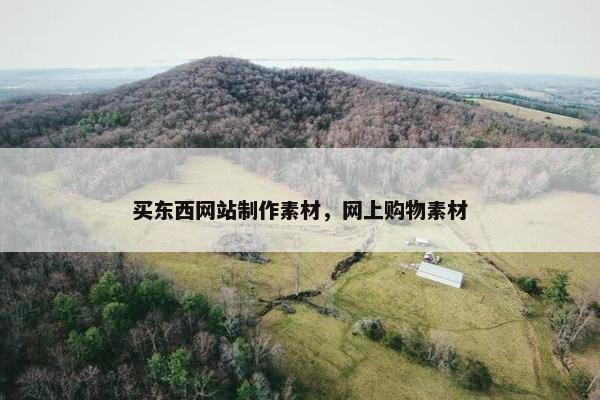 买东西网站制作素材，网上购物素材