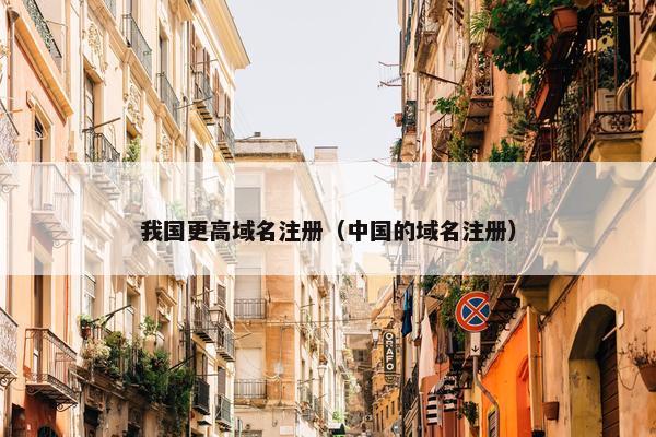 我国更高域名注册（中国的域名注册）