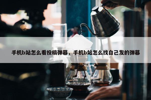 手机b站怎么看投稿弹幕，手机b站怎么找自己发的弹幕
