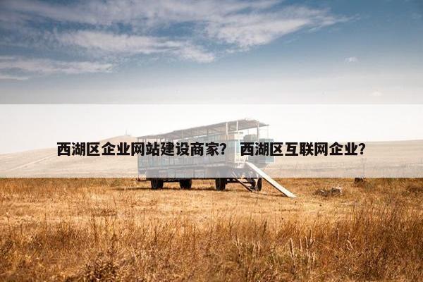 西湖区企业网站建设商家？ 西湖区互联网企业？