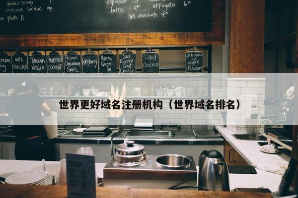 世界更好域名注册机构（世界域名排名）