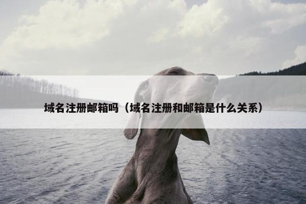 域名注册邮箱吗（域名注册和邮箱是什么关系）