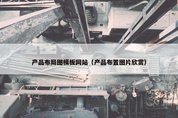 产品布局图模板网站（产品布置图片欣赏）