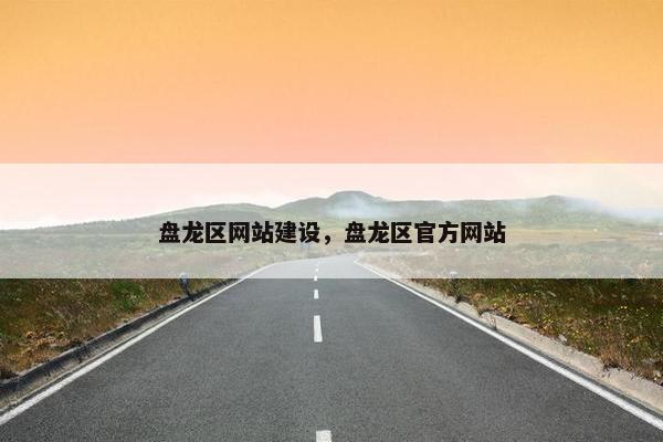 盘龙区网站建设，盘龙区官方网站