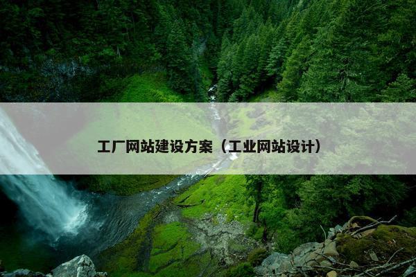 工厂网站建设方案（工业网站设计）